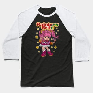 Rainbow Brite // Vintage Style Design Baseball T-Shirt